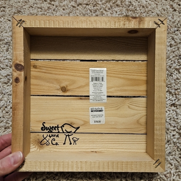 NEW Cute Mini Pallet Picture Clip Holder - Picture 3 of 4